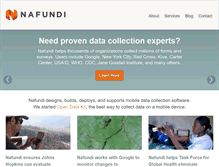Tablet Screenshot of nafundi.com